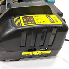 Carregador de bateria de lítio de porta usb dupla, mais novo carregador 100-240v universal para dewalt 4 portas 12v/14.4v/20v (max) dcb104, frete grátis 2024 - compre barato