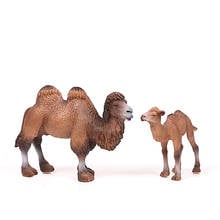 Camel modelos figuras de ação de plástico, figuras de ação, modelos de animais de simulação, conjunto de brinquedos 2 peças, decoração para casa e jardim, brinquedos para crianças 2024 - compre barato