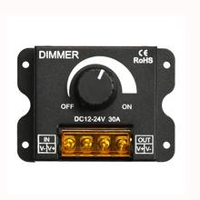 DC12V-24V LED Dimmer 30A 360W 720W Adjustable Brightness Lamp Strip Light Driver Single Color LED Controller 5050 3528 Tape 2024 - buy cheap