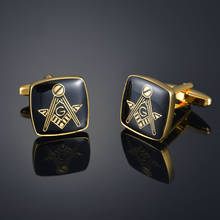 High quality French men's Cufflinks Masonic letter a temperament Cufflinks 2024 - buy cheap