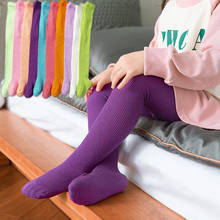 Children pantyhose cotton autumn baby Kids Girls Tights student candy color fashion girls Stockings 2024 - buy cheap