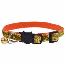 1PC Pet Cat Collar with Bell Adjustable Puppy Kitten Collar Breakaway Neck Strap Cat Accessories Pet Supplies 2024 - buy cheap