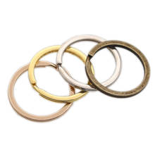 Llavero Multicolor de 30mm, anillo dividido para llavero, fabricación de joyería artesanal, venta al por mayor, 10 unids/paquete 2024 - compra barato