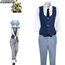 Disfraces de Anime Assassination Classroom para niños y niñas, conjunto completo de uniforme Unisex, Ansatsu, Kyoushitsu, Shiota, Nagisa 2024 - compra barato