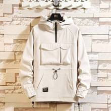 Men's Winter Solid Color Blouse Outwear Casual Fashion Zipper Tops Coat 2024 - buy cheap
