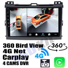 Car Audio Navigation GPS Stereo Media Carplay DVR 360 Birdview Around 4G Android System For TOYOTA Sienna XL20 2004~2010 2024 - buy cheap