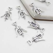 10pcs personality charm alloy jewelry accessories bottle opener pendant DIY handmade jewelry accessories 2024 - buy cheap