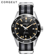 Corgeut 41mm Miyota Automatic Mechanical  Mens Watch Sapphire Luxury Brand Sport Date Waterproof 007 Wristwatch Men Nylon Strap 2024 - buy cheap