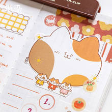 30 Sheets Kawaii Animals Series Memo Pad Paper Sticky Notes Stationery Cute Notepad Korean Stationery School Supply Student 2024 - buy cheap