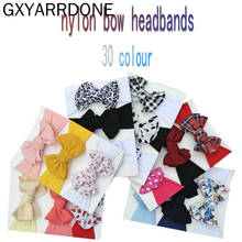 3Pcs/Set Cute Nylon Baby Headband Bow-knot Hairband Baby Girl Headbands Dot Bows Kids Hair Band Girls Hair Accessories 2024 - buy cheap