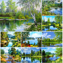 Diamond Painting Kits Tree Nature Landscape Full Drill Square Round Diamond Embroidery Diy 5D Mosaic Pictures Cross Stitch 2024 - buy cheap