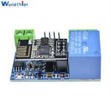 Módulo de relé WiFi ESP8266 ESP-01S ESP01S 5V, interruptor de Control remoto para aplicación de teléfono, hogar inteligente con ESP-01S 2024 - compra barato