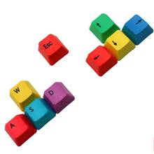 Capas para teclado mecânico, 9 teclas, wasd, perfil oem, pbt, rgby, modificadores 2024 - compre barato