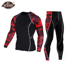 Herobiker jaqueta de motocicleta masculina, + calças de secagem rápida, roupa esportiva, conjunto de camiseta, respirável, tops e calças justas para o verão 2024 - compre barato