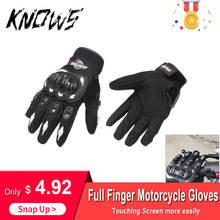 Men’s Motorcycle Gloves Touching Screen Full Finger Motorbike Racing Motor Cycling Motocross Mountain Breathable M-XL 2024 - buy cheap