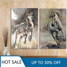 Vintage Abstract Horse European Canvas Painting Posters Animal Modern Wall Art Picture for Living Room Aesthetic Home Decoration 2024 - buy cheap