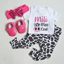 Newborn Baby Girl Summer Clothes Cotton Letter Print Infant Clothing Set Short Sleeve Tops Pants 2 Pcs Toddler Girl Outfit Suit 2024 - buy cheap