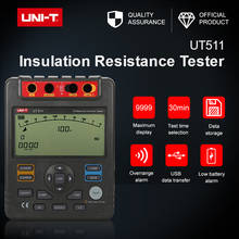 Digital Insulation Resistance Tester UT511 1000V 10Gohm PI/DAR measurements Auto power off Megohmmeter Ohm meter tester 2024 - buy cheap