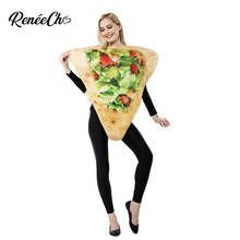 Renecho-Disfraz de Pizza para mujer, disfraz de Halloween, fiesta de carnaval, Purim 2024 - compra barato