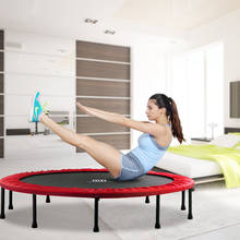 60 "capa de segurança cama de salto dobrável portátil mudo grande tamanho trampolim para crianças adulto fitness super molas trampolim para saltar 2024 - compre barato