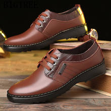 Sapatos masculinos de couro genuíno, confortáveis, calçados de marca de alta qualidade casual de couro 2024 - compre barato