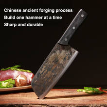 Mão forjada faca de cozinha alta aço carbono faca de cozinha faca de corte de cozinha faca de carne faca de cozinha artesanal faca tang 2024 - compre barato
