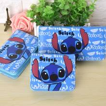 Disney Stitch Cartoon children Purse Coin boy Bag Storage Clutch boy wallet girl bag Coin package holder ID Card 2024 - buy cheap