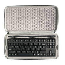 Capa dura para teclado mecânico, capa protetora para teclado personalizado 87 96 98 teclas, acessório com bolsa de armazenamento 2024 - compre barato
