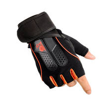 Перчатки для фитнеса и велоспорта, дышащие митенки с открытыми пальцами для мужчин и женщин, для поддержки запястья, гантели, тяжелой атлети... 2024 - купить недорого