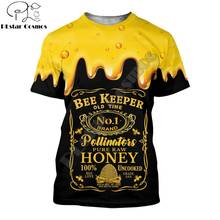 Old Time Bee Keeper 3D Printed men t shirt Pure Raw Honey Fashion Short sleeve shirt summer street hip hop Unisex tshirt 2024 - buy cheap