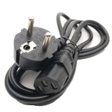 1PCS 1.5m EU Europe 3Pin Power Cord Cable EU 3Prong Laptop AC Adapter Lead 3Pin cable 10A 250V 2024 - buy cheap