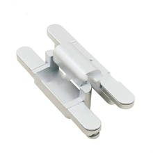 2PCS Invisible T hinge Adjustable German type 180 Degree  wood mute heavy duty doors hidden hinges  hardware 2024 - buy cheap