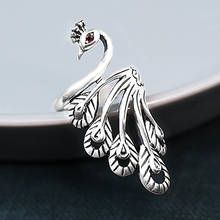 Personality Retro Peacock Rings For Women Charm Engagement Rings Men Vintage Knuckle Finger Jewelry 2021 2024 - buy cheap