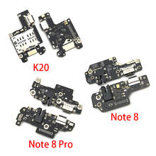 20Pcs/Lot， For Xiaomi 10T Redmi Note 8 Pro 8T USB Charger Dock Connector Charging Port Microphone Flex Cable 2024 - buy cheap