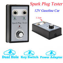 Dual Hole Car Spark Plug Tester Ignition System Coil Engine Inline Autos Diagnostic Test Tool  Igniton Spark Tester  Spark Test 2024 - buy cheap