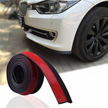 Tira de goma suave para parachoques delantero de coche, Kit de Tira protectora para parachoques delantero, 65mm de ancho, 2,5 m/8,2 pies 2024 - compra barato