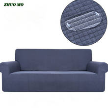 ZHUO MO-funda de sofá impermeable, suave, a cuadros, de licra, decoración del hogar para sofá, funda de sofá, pañuelo 2024 - compra barato