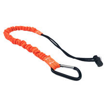 Retractable Safety Rope Telescopic Elastic Rope Tool Buckle For Climbing Accessories Safety Rope Single Carabiner Tool Lanyard 2024 - buy cheap