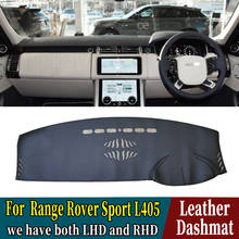 PU Leather Dashmat Dashboard Cover Mat Carpet Car-Styling Accessories For Land Rover Range Rover Sport L405 2014 - 2021 2024 - buy cheap