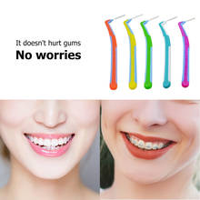 5pcs Oral Care L-shaped Interdental Brush Cleaning Toothpick Between Teeth 2024 - buy cheap