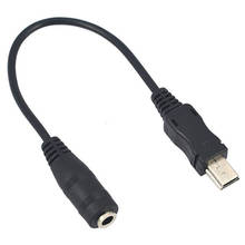 1 шт. Mini USB мужчина к 3,5 мм Jack для аудиокабеля с разъемом типа "мама" шнур для Motorola V3 аудио адаптер для кабельного шнура 2024 - купить недорого