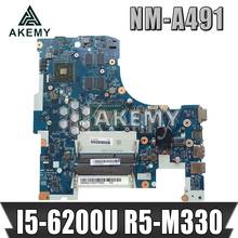 Akemy NM-A491 Laptop motherboard For Lenovo Ideapad 300-17ISK original mainboard I5-6200U R5-M330 2024 - buy cheap