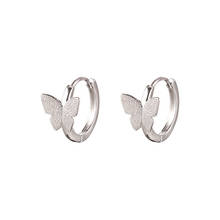 2021 New Arrival Fashion  Clip Earrings Metal Trendy Women Butterfly Earrings Simple Elegant Korean Cute Small Jewelry 2024 - buy cheap