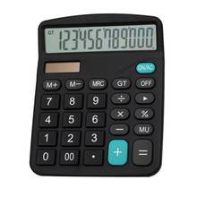 Calculadora científica de 12 dígitos, movida a energia solar, grande, estudantes, escola, escritório, ferramentas de contador 2024 - compre barato