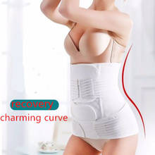2in1Belly Band After Pregnancy Belt Maternity Postpartum Bandage Recovery Shapewear Corset Girdle Slimming Set L92 2024 - buy cheap