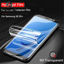 Película de hidrogel para Samsung Galaxy Note 8 9 S9 S8 Plus S7 Edge, Protector de pantalla curvado completo para Samsung A60 A80, sin película de vidrio 2024 - compra barato
