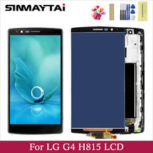 For 5.5" LG G4 LCD Display Screen Frame+Touch Screen Panel Digitizer Replacement For H810 H811 H812 H815 VS986 F500L US991 LS991 2024 - buy cheap