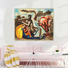 Citon andre masson honey mel e leite canvas lona arte pintura a óleo arte poster decorativo imagem parede pendurado decoração de casa 2024 - compre barato