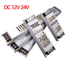 Ultra Thin LED Power Supply DC 12V 24V 60W 100W 150W 200W 300W Lighting Transformers AC 190-240V LED Driver LED Strip Laboratory 2024 - buy cheap