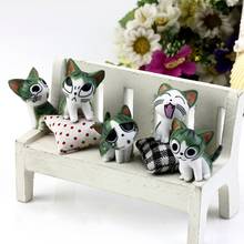 Miniature Cats Garden Ornament Figurine Fairy Dollhouse Micro Landscape Decor 2024 - buy cheap